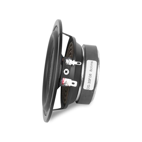 Image of 3.5 Inch Glass Fiber Cone Woofers - 4 Ohms 20 Watts Woofer Speakers for Bookshelf, Center Channels & Car Stereo (2 Pcs)