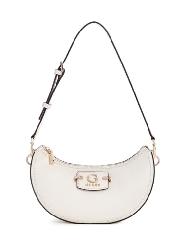 Sac d'épaule GUESS Nastra crème la solution chic pour sécuriser vos essentiels