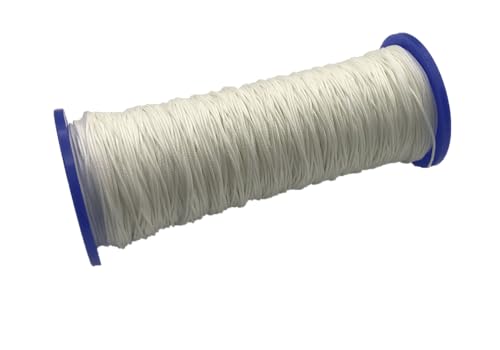 Schnur für Plissees 0,8 mm - Plisseeschnur - Spannschnur für Plissee - ps FASTFIX - Hier weiß, 10 Meter