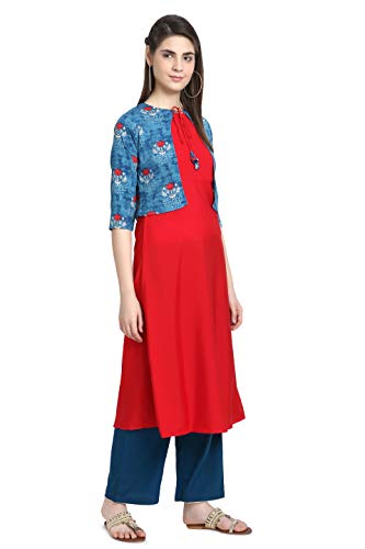 Image of ALC Creations Women's Crepe A-Line Kurti