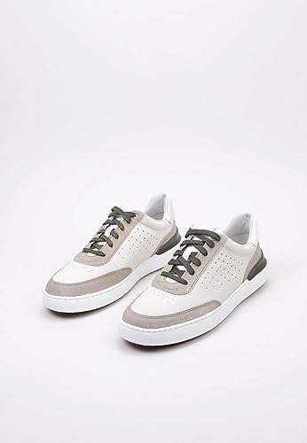 Image of Clarks Men's Off White Combi Casual Lace up (26165629)
