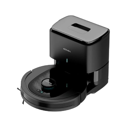 Cecotec Robot Aspirador Conga 7490 Ultimate Home X-Treme, 2600 Pa, 120 min autonomía, navegación láser y Base de autovaciado, Limpieza 4 en 1, Cepillo Central multifunción, App
