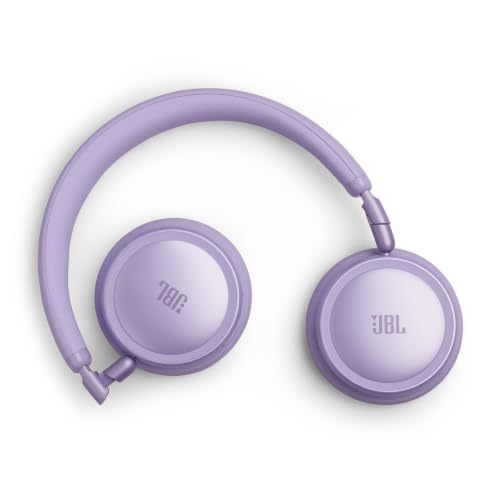 Image of JBL Live 680NC - Wireless on-Ear True Adaptive Noise Cancelling Headphones, JBL Signature Sound with Hi-Res Audio, 2-mic Perfect Calls 2.0 with AI-Trained Algorithm, & Personi-Fi 3.0 (Purple)