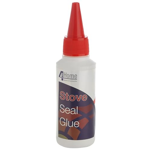 Stove Rope Door Seal Wood Log Burner Fire Glass Glue Adhesive 3 Metres / 100ml (Rope Thickness: 12mm)