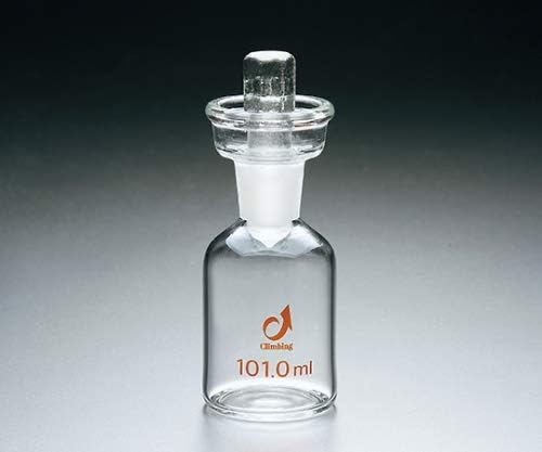 AS ONE Climbing Co.,Ltd. Incubator Bottle (With Glass Collar) 100mL (Equal Quantity) / 61-0055-86