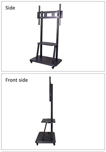 Soporte móvil para TV de piso ajustable para pantallas grandes miniatura 5