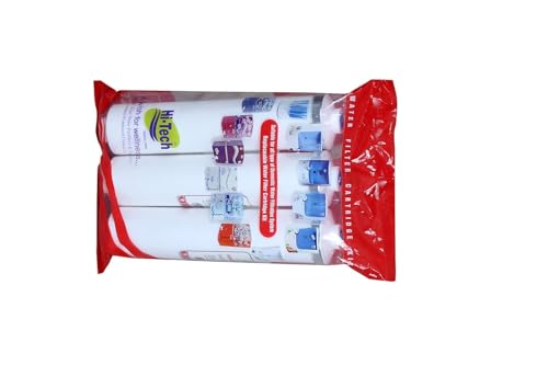 Hi-Tech Water Purifier Filter Set for Any Water Purifier 10 inch Inline Filter Complete Set