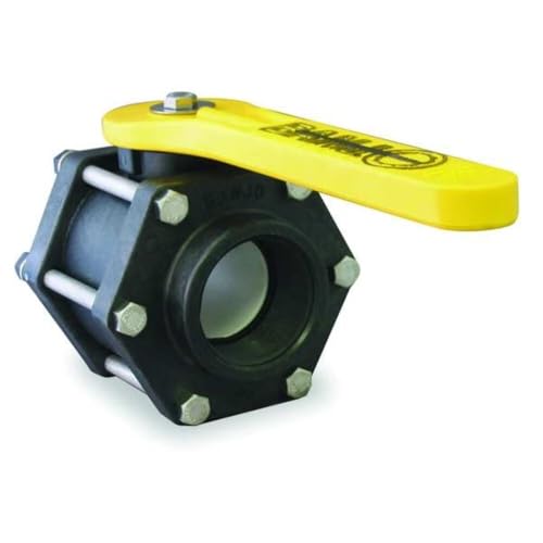 Banjo 3" FNPT Polypropylene Ball Valve Inline V300FP - 1 Each