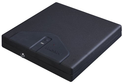 Stack-On PC-900-B Large Portable Case with Biometric Lock