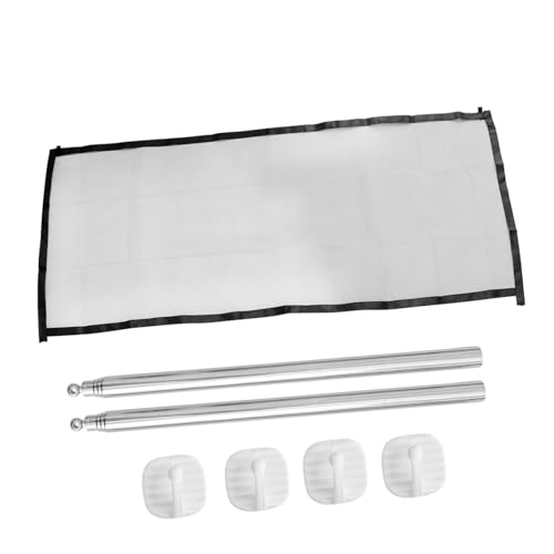 CORHAD Folding Dog Gate Retractable Fence Pet Barrier Net Dog Safety Material