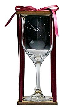 Taurus Astrological Sign Stemmed Wine Glass With Charm And Presentation Packaging #TOP1