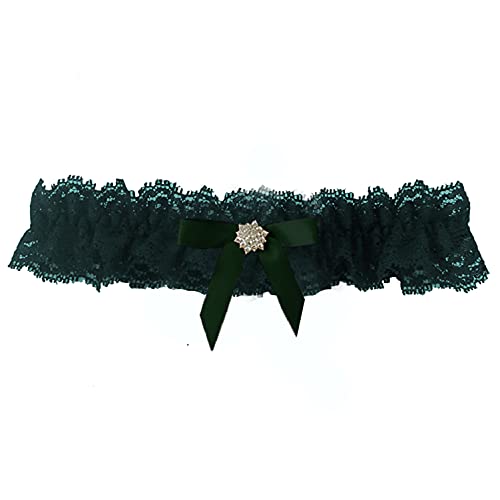 Image of Blue Garters for Bride Wedding Garter Set for Bride Bridal Garter Leg Thigh Blue