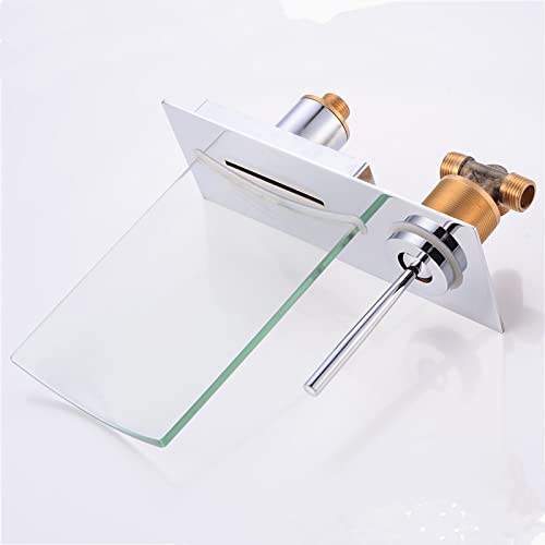 Robinet de baignoire cascade mural pour transformer le bain en spa