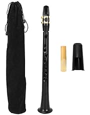 Kit Sassofono Tascabile Mini, Pocket Saxophone Sassofono Portatile Tune in Sib con Custodia Ance per Principianti Strumento