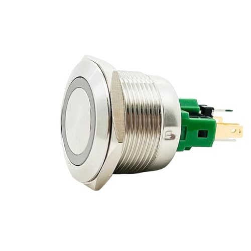 Pulsador de 22 mm momentáneo con cátodo común y estructura de acero