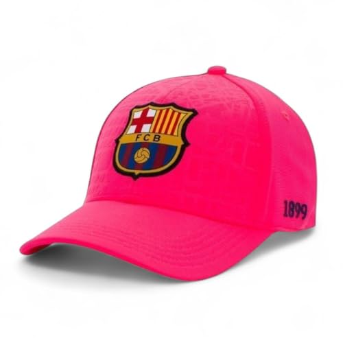 FC Barcelona Gorra par Adulto Unisex Rosa Oficial