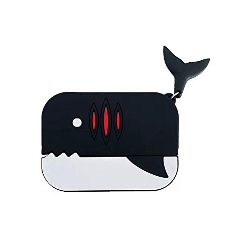 AirPods Pro AirPods 用 ケース カバー 鯨 サメ クマノミ ホットドッグエアポッドケース マスコット かわいい ワイヤレス充電モデルも対応! キャラクター (AirPods Pro, サメ)
