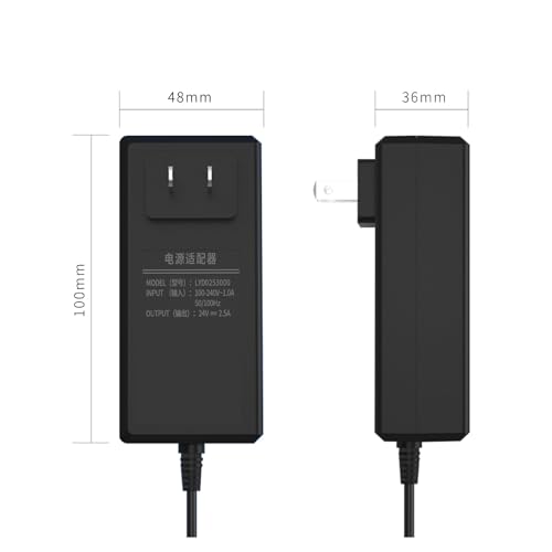 Fuente de alimentación de 24V 2.5A con alta eficiencia de 72W 3