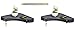 Officemate Verticalmate Corner Shelf, Slate Gray (29322), 2-Pack Bundle with a Plexon Pen