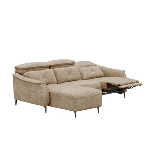 Image of Wakefit Curacao L Shape Sofa Set with Motion (2 Seater + Left Aligned Chaise)