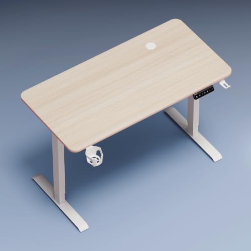 Image of Neurac Velocity Electric Height Adjustable Desk with one Piece Top | 80 Kg Weight Capacity | 5 Year Warranty | Sit-Stand Table | 3 Memory Preset (Ork, 60, Centimeters, 100, Centimeters)