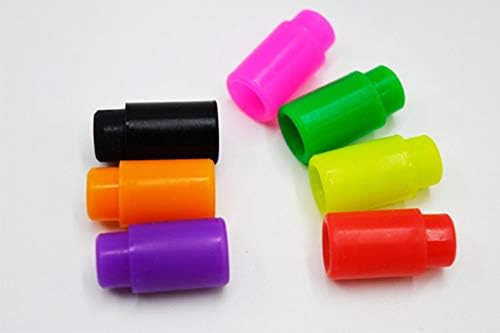 Sunday 7 Soft silicone 510 Drip Test Tip disposable tips individual package ——20pcs with mixed color （Gift 1pcs 60ml PET empty bottle）