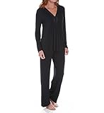 Midnight by Carole Hochman Women's Restful Mornings Pajama Set