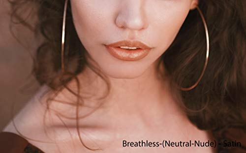 Mom's Secret Natural Lipstick, Organic, Vegan, Gluten Free, Cruelty Free, Made in the USA, 0.12 oz. (Breathless)