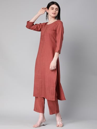 Image of Hritika Self Design Viscose Rayon Kurta & Trousers Set (HRKB0048 Parent)