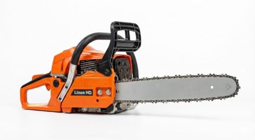 Motosierra de Gasolina 52cc Linea HD con Espadín de 50cm – Potencia de 2,7CV, Kit Completo Incluido, Ideal para Tala, Poda y Leña | Calidad Profesional