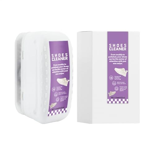 Nettoyant pour chaussures en toile - Mousse de semelle 120 ml - Nettoyant efficace pour chaussures - Kit de nettoyage sans rinçage pour chaussures de sport - Kit pour jaunir le cuir, le caoutchouc