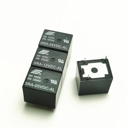 Relés de potencia 24VDC 4 pines para sustituir interruptores desgastados en placas electrónicas