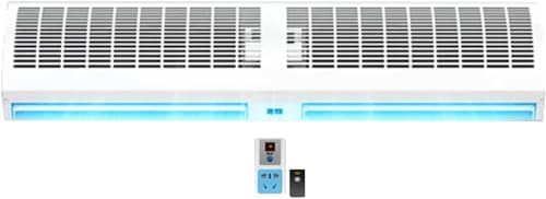 Air Curtain Wall-Mounted Fan with Remote Control – High Airflow, Low Noise, Ideal for Commercial and Home Use