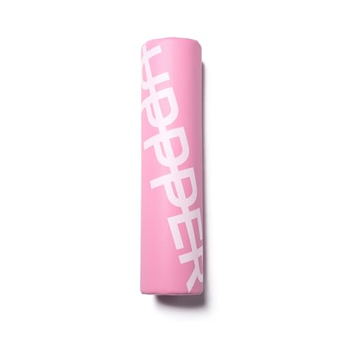 UPPPER Barbell Pad for Hip Thrusts and Glute Bridges - 1.5” Thick Foam for Comfort and Support, Secure Hook-and-Loop Strap - Fits Olympic & Standard Bars | Premium Fitness Gear (Pink)