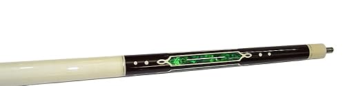 Meucci Sb5-G Handcrafted Billiards Pool Cue Stick + Pro Shaft - Green + Hard Case #TOP5