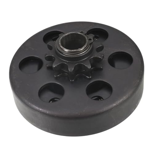 Embrayage centrifuge 19 mm noir à 10 dents chaîne 420 pour moteur de mini moto de 3.5 à 7 CV