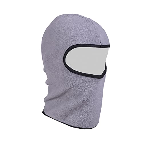 Hi.FANCY Gifts for Kids Motorcycle Accessories Balaclava Face Cover Hats Head Protector Sunproof Neck Protective Gear Simple Color, light gray