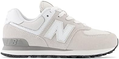 New Balance Unisex 574 (Big Kid) Nimbus Cloud/White 4.5 Medium Big Kid - 1