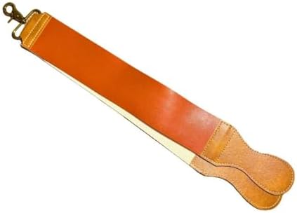 Shave Essentials Modern Razor Strop - Vegan Leather & Canvas, Ideal for Straight Razor Sharpening image 4