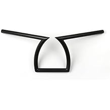 Topteng Universal Z Style Handlebar Drag Bar for Motorcycle with 7/8" 22mm Handlebar, fits for Harley Chopper Bobber Cafe Racer Old School