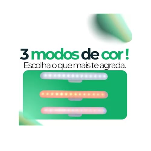 Luminária de Mesa Touch Led Ajustável Com 3 Modos Para Armario Quarto Banheiro Guarda Roupa Regulage