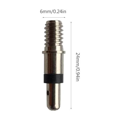 6/12 Piezas Núcleos de Válvulas para Neumáticos de Bicicleta de Montaña Tipo Alemán con Tapones Piezas para Ciclismo miniatura 6