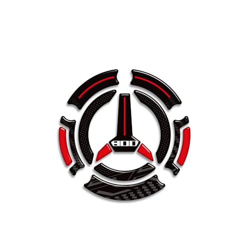 Motorcycle Compatible with for QJMotor QJ Motor SRK GSR 800 RR SRK800 Tank Pad Cap TankPad Gas Fuel Oil Kit Knee Stickers Decals Protector (A3)