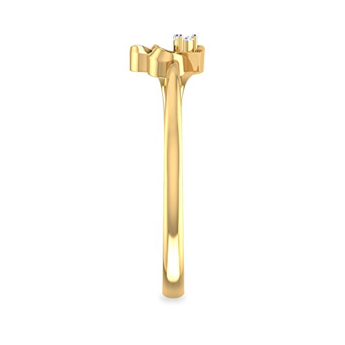 Image of PC Jeweller The Drusilla 18KT Yellow Gold and Diamond Ring for Women