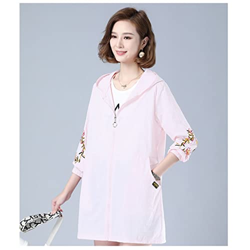 Manteau mince brodé style coupe-vent pour une élégance estivale unique - 6