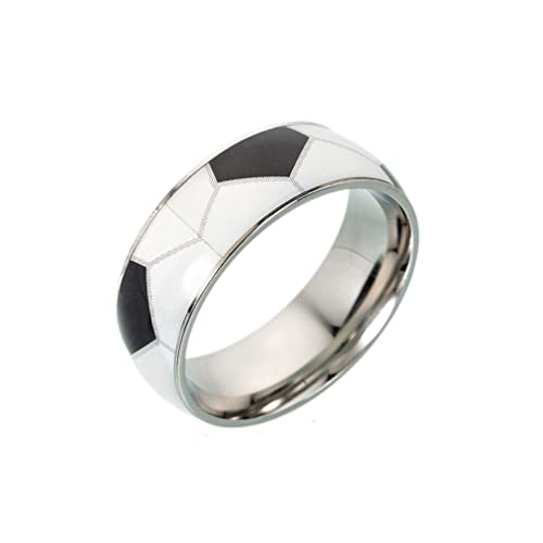 Image of PAMTIER Unisex Spinner Unique NBA Basketball Ring | Stainless Steel, Outdoor Sport Band, Charming Jewelry