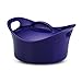 Rachael Ray Stoneware 2-3/4-Quart Covered Bubble and Brown Casserround Casserole, Blue