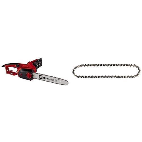 Einhell GH-EC 2040 - Motosierra eléctrica (2000 W) color rojo + recambio de cadena de 40 cm
