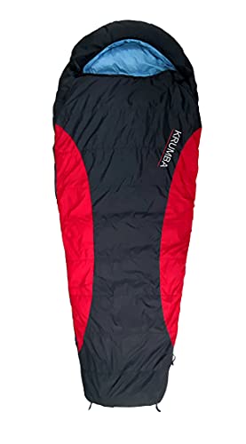 Krumba Down Sleeping Bag,Outdoor Camping Hiking Goose Down 650 Fill Power Water Resistant Sleeping Bag Backpacking,32F Degrees Portable Lightweight Sack Packing Sleeping Bag