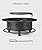 35 Inch Fire Pit with BBQ Grill, Wood Burning Fire Pits for Outside with Lid & Fire Poker, 3 in 1 Round Metal Fire Pit Table with Cooking Grate, Outdoor Firepit for Backyard, Patio, Bonfire, Picnic
